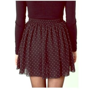 🎀 AMERICAN APPAREL | BLACK CHIFFON MINI 🎀